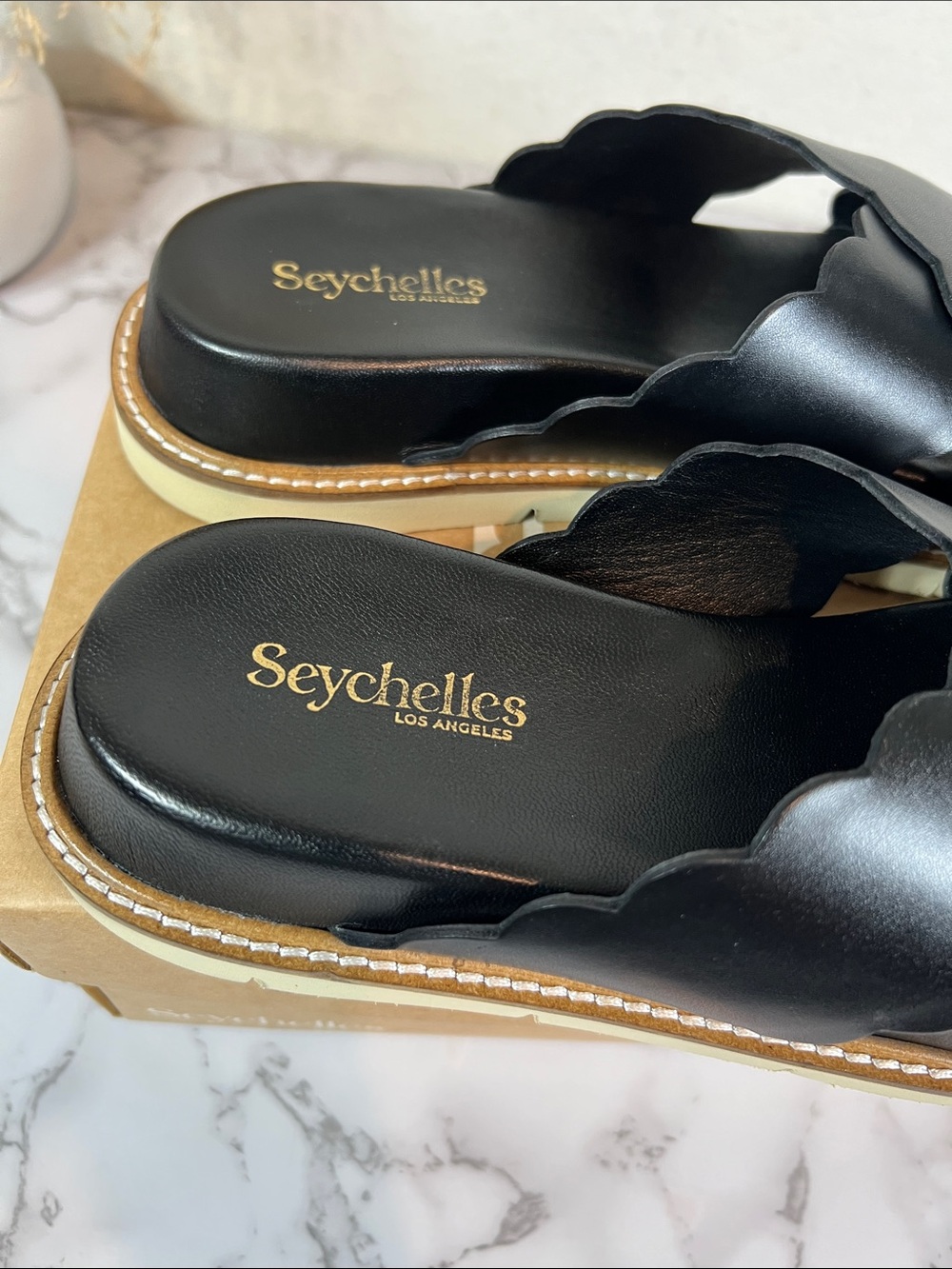 Seychelles Women's Woodstock Slide Sandal Size 10 - Picture 5 of 8